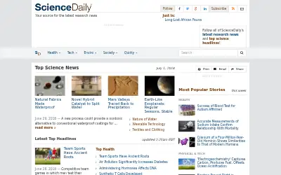 sciencedaily.com in 2018