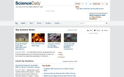sciencedaily.com in 2022