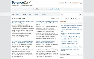 sciencedaily.com in 2026