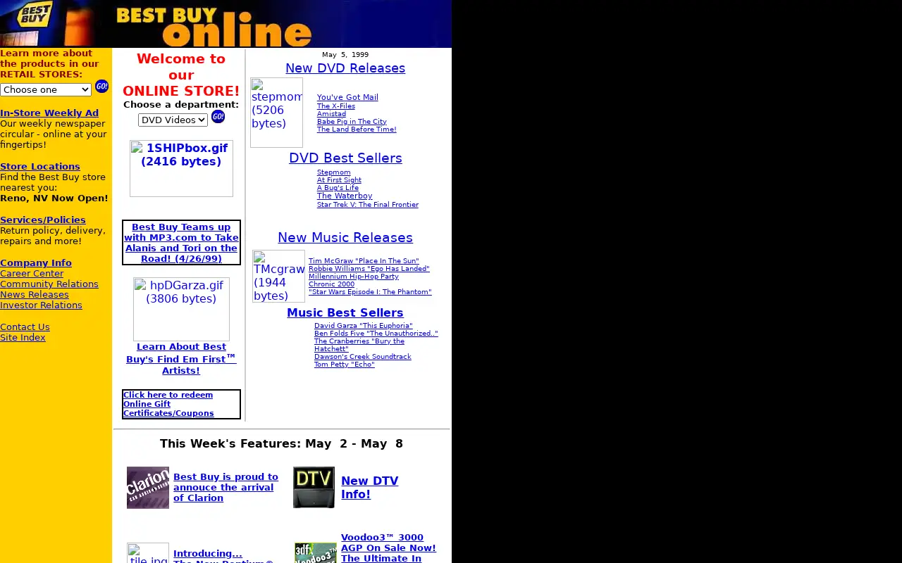 bestbuy.com in 1999