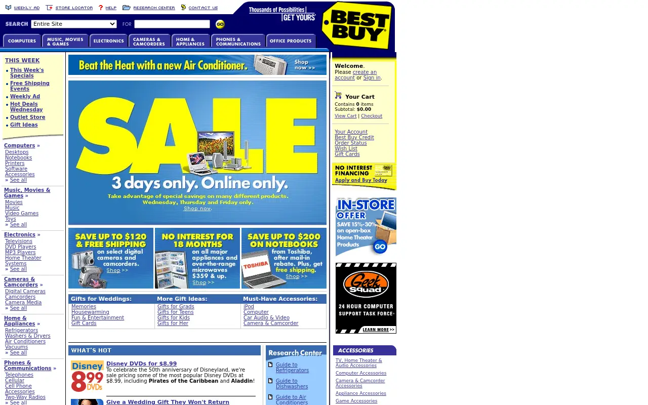 bestbuy.com in 2005