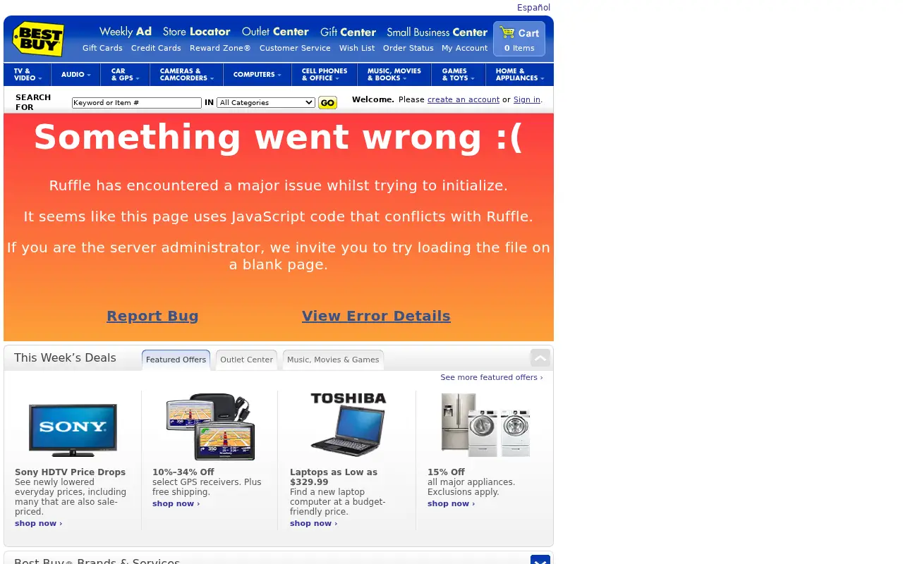 bestbuy.com in 2009