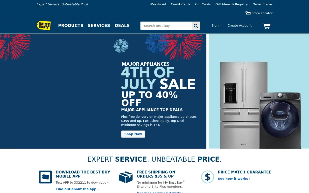 bestbuy.com in 2016