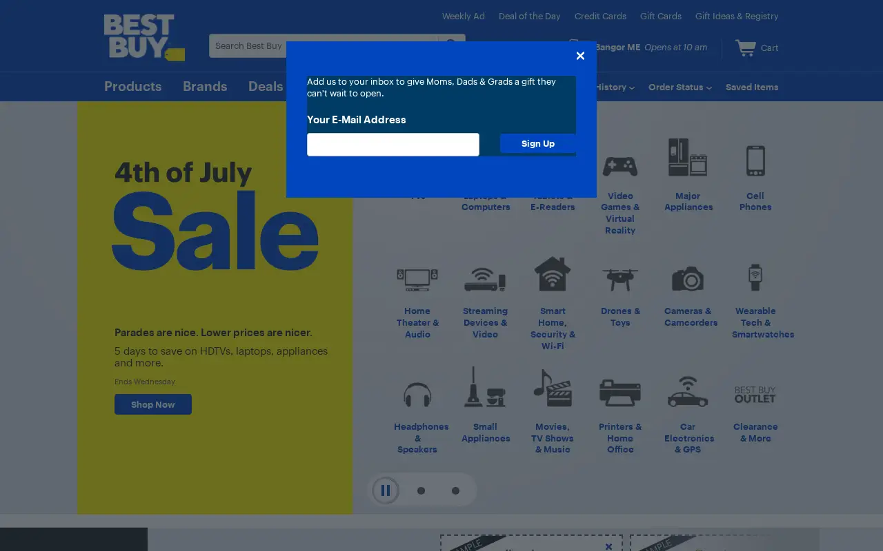 bestbuy.com in 2018