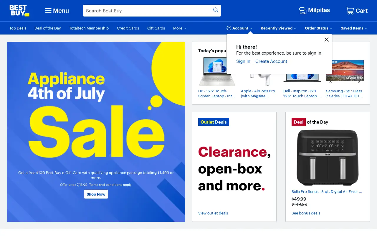 bestbuy.com in 2022