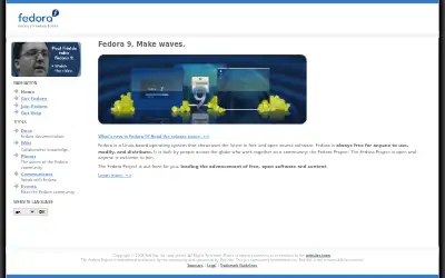 fedoraproject.org in 2008