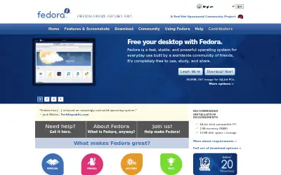 fedoraproject.org in 2014