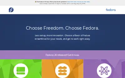 fedoraproject.org in 2018