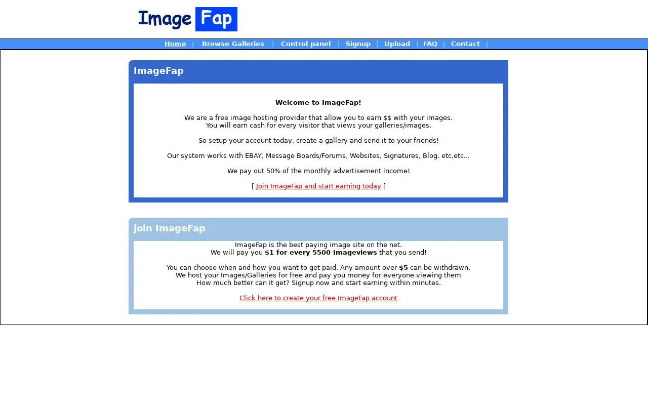 imagefap.com in 2006