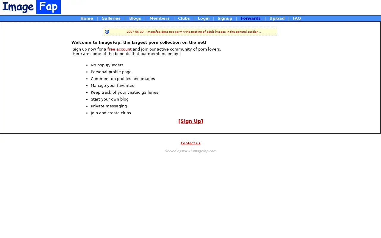 imagefap.com in 2007