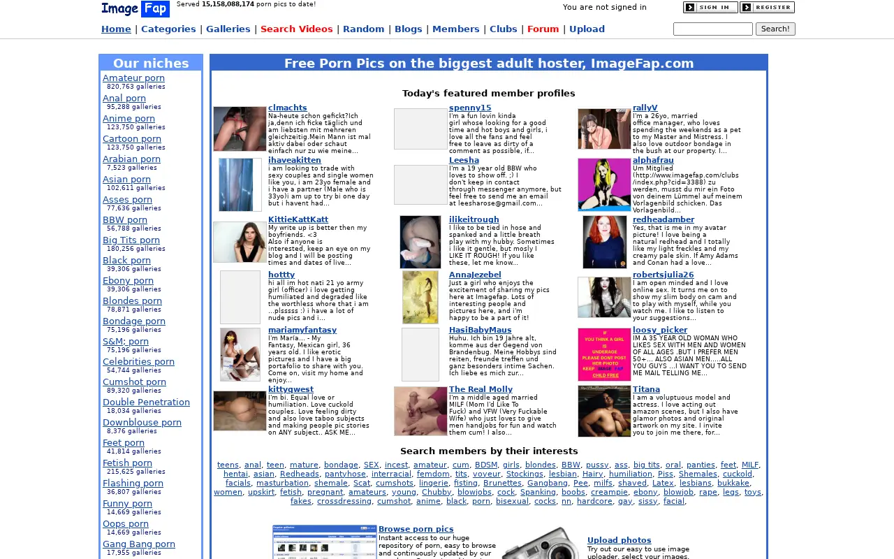 imagefap.com on July 25, 2010