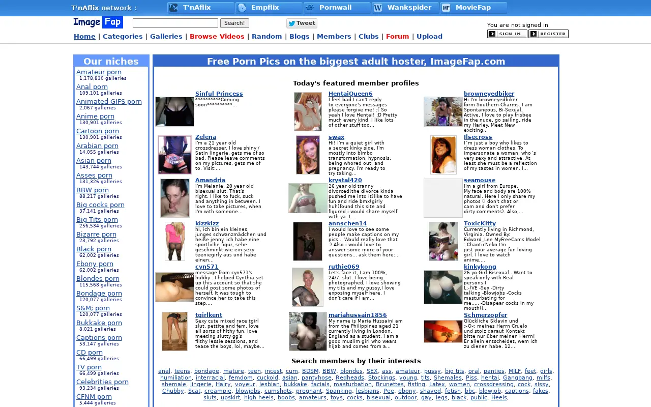 imagefap.com in 2013