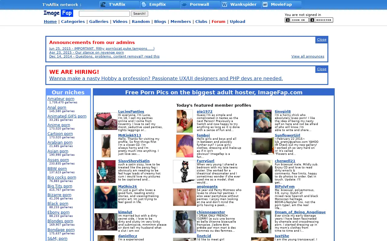 imagefap.com in 2015