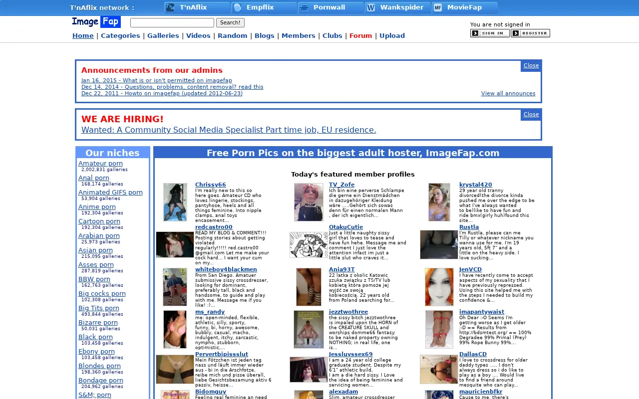 imagefap.com in 2016