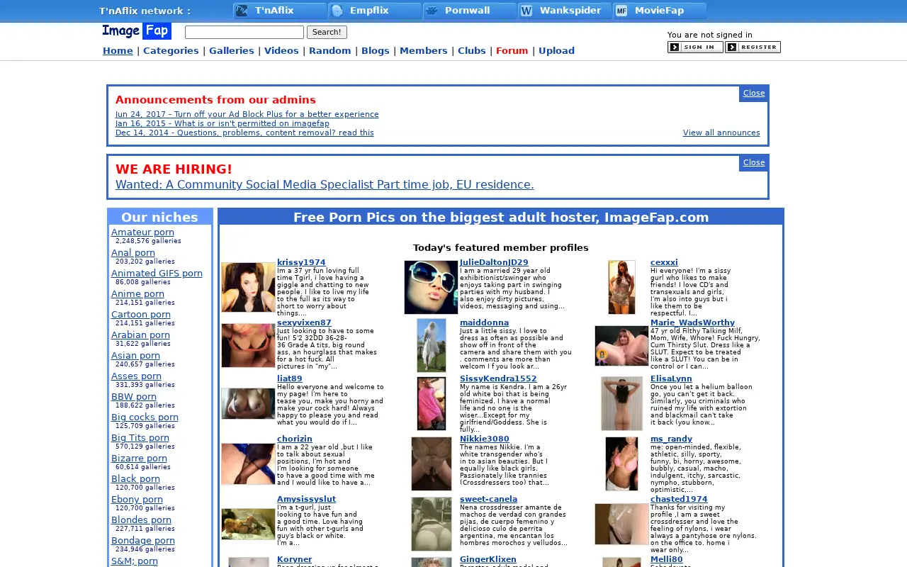imagefap.com in 2017