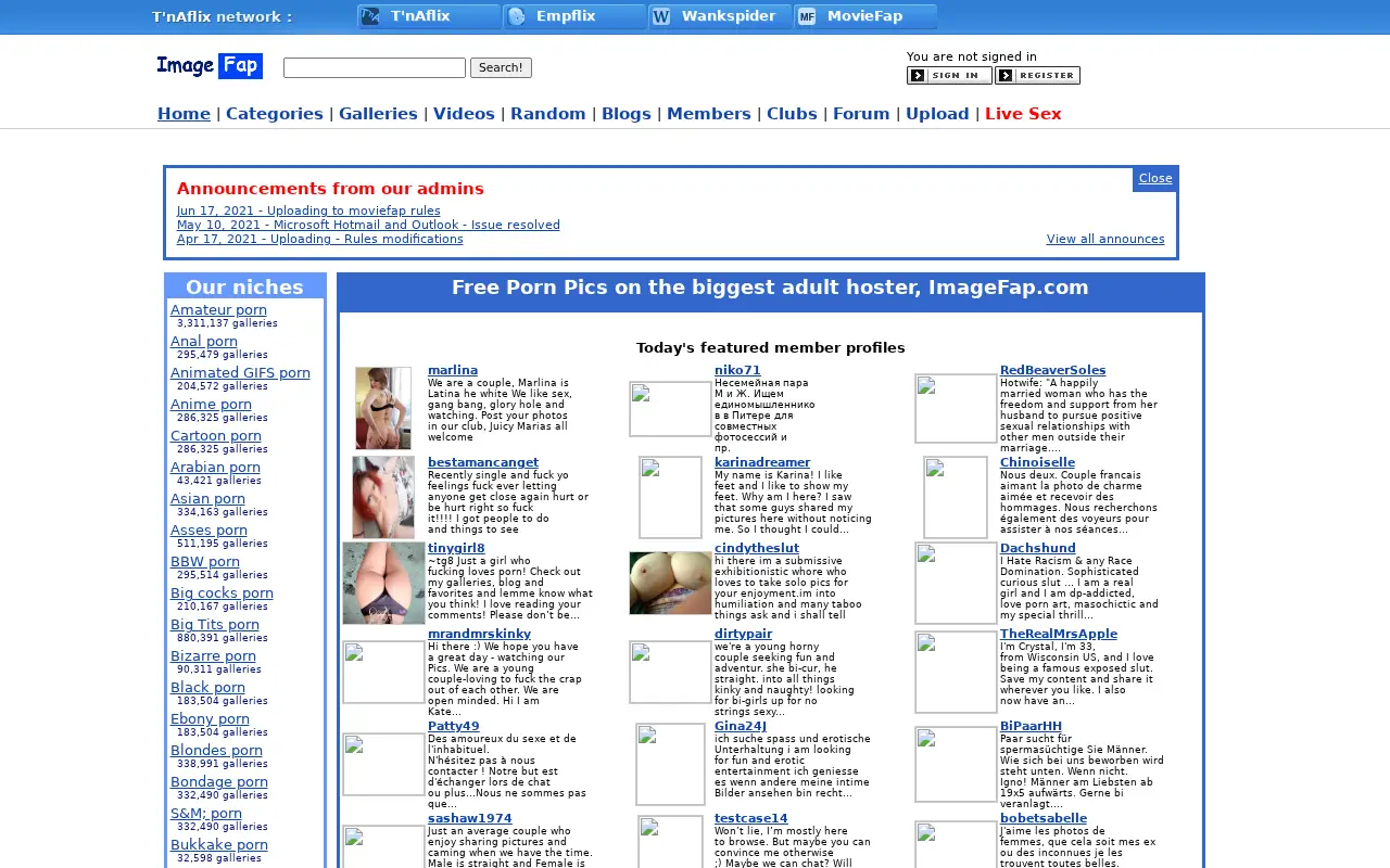imagefap.com in 2021