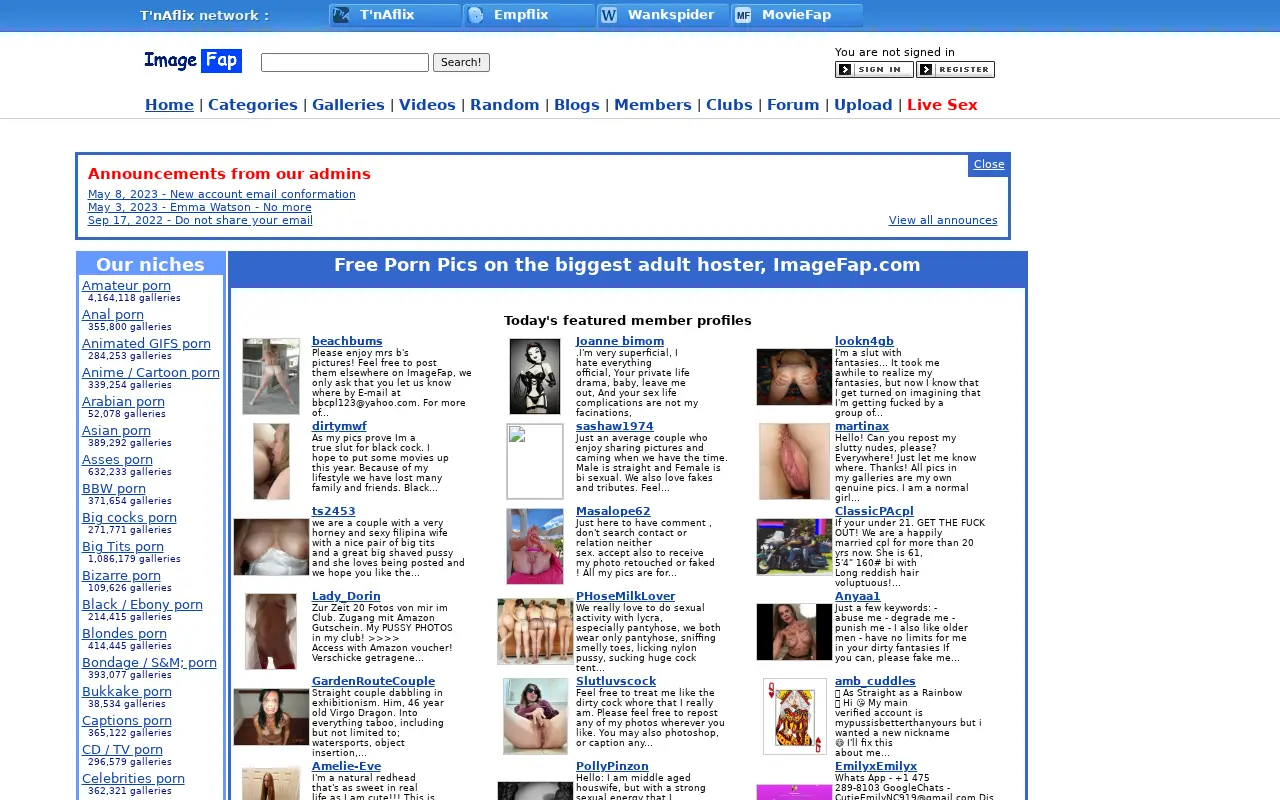 imagefap.com in 2023