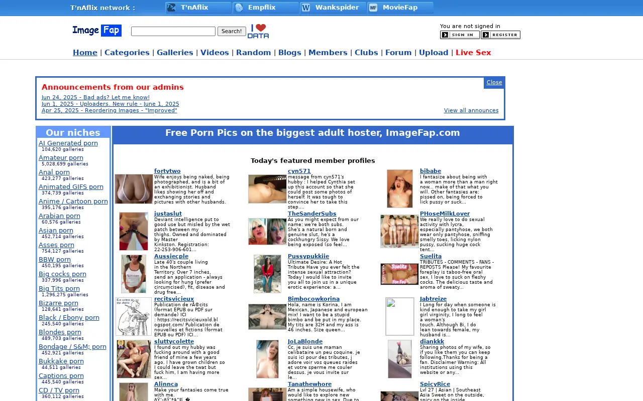 imagefap.com in 2025