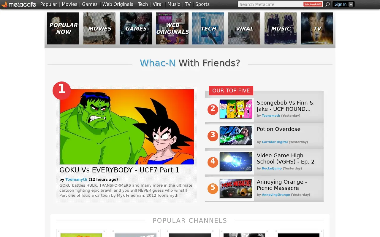 metacafe.com in 2013