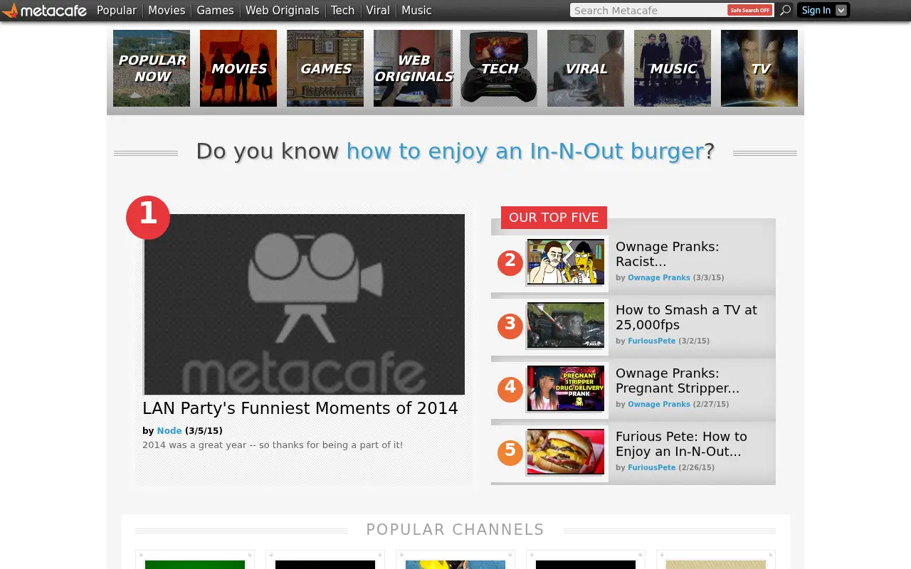 metacafe.com in 2015