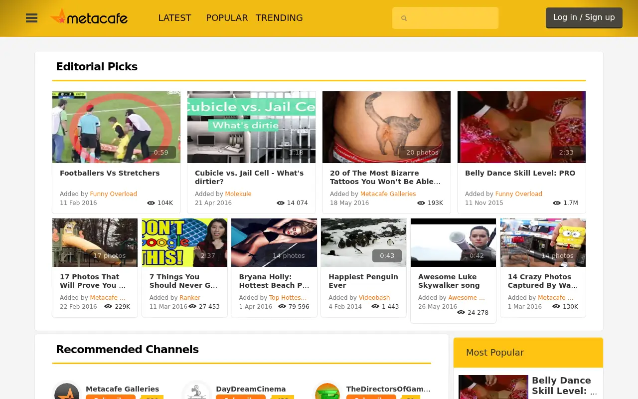 metacafe.com in 2016