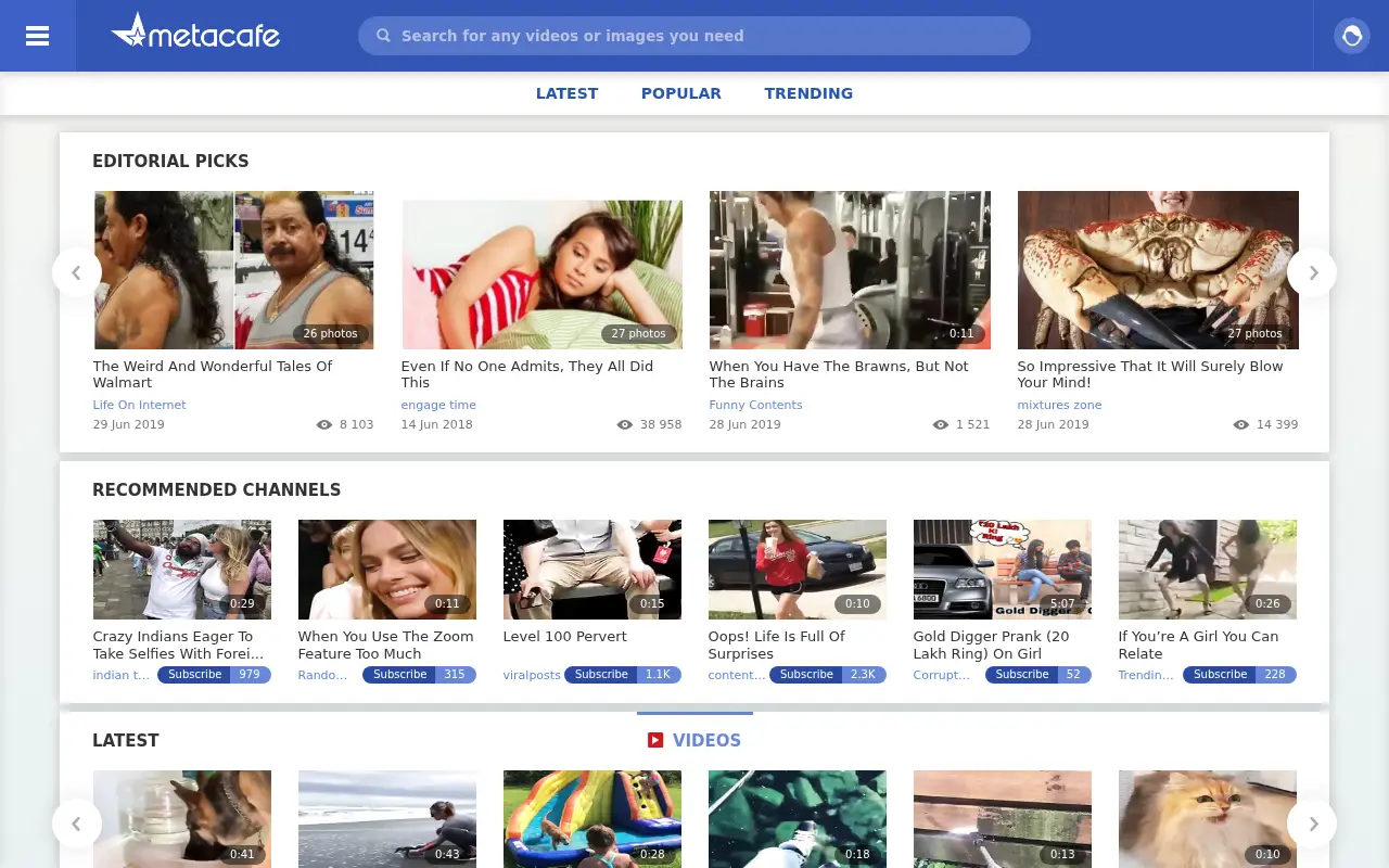 metacafe.com in 2019