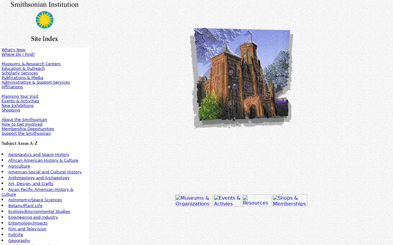 si.edu in 1999