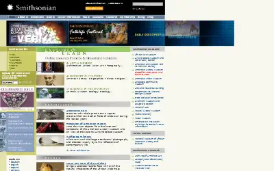si.edu in 2007