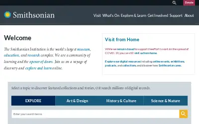 si.edu in 2020