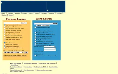 biblegateway.com in 2001
