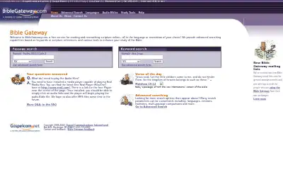 biblegateway.com in 2002
