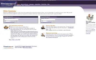 biblegateway.com in 2004