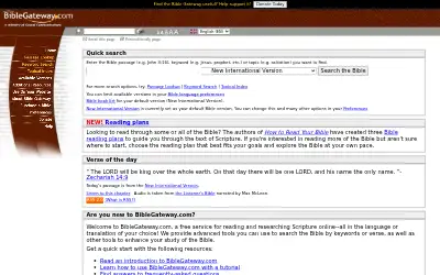biblegateway.com in 2006