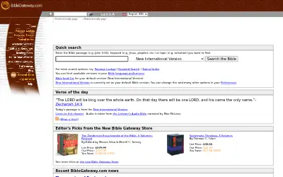 biblegateway.com in 2010