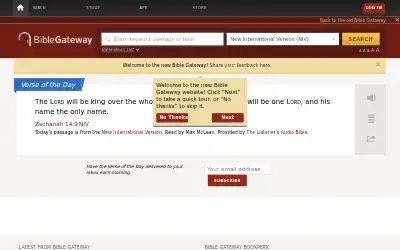 biblegateway.com in 2014