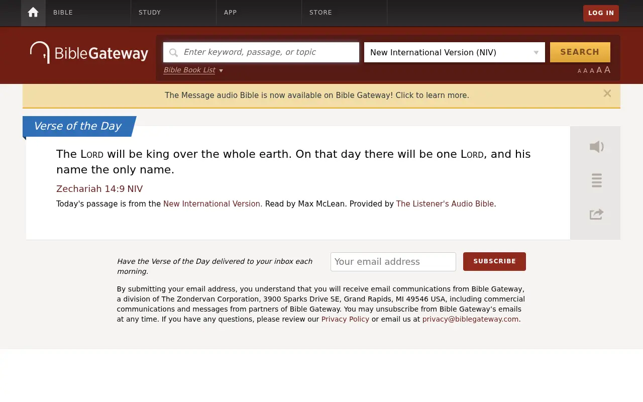 biblegateway.com in 2015