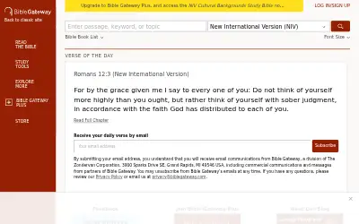 biblegateway.com in 2020