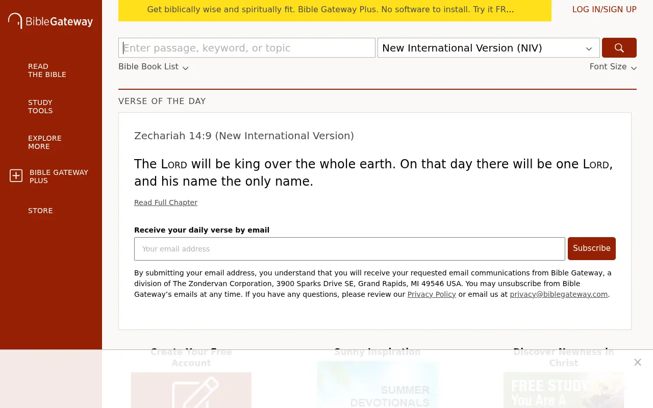 biblegateway.com in 2022