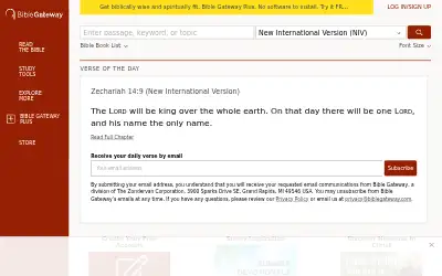 biblegateway.com in 2022