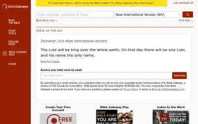 biblegateway.com in 2023