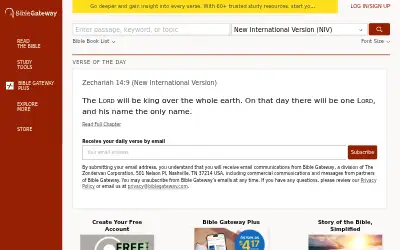 biblegateway.com in 2025