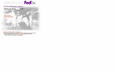 fedex.com in 2000
