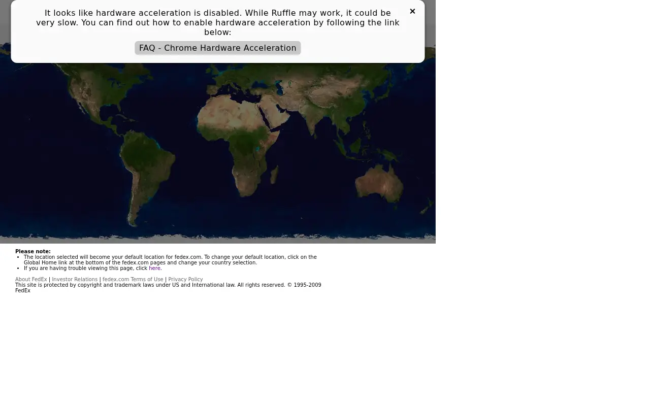 fedex.com in 2009
