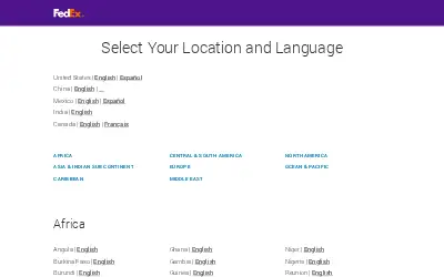 fedex.com in 2020