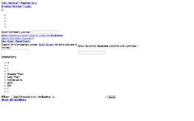 screener.in in 2009