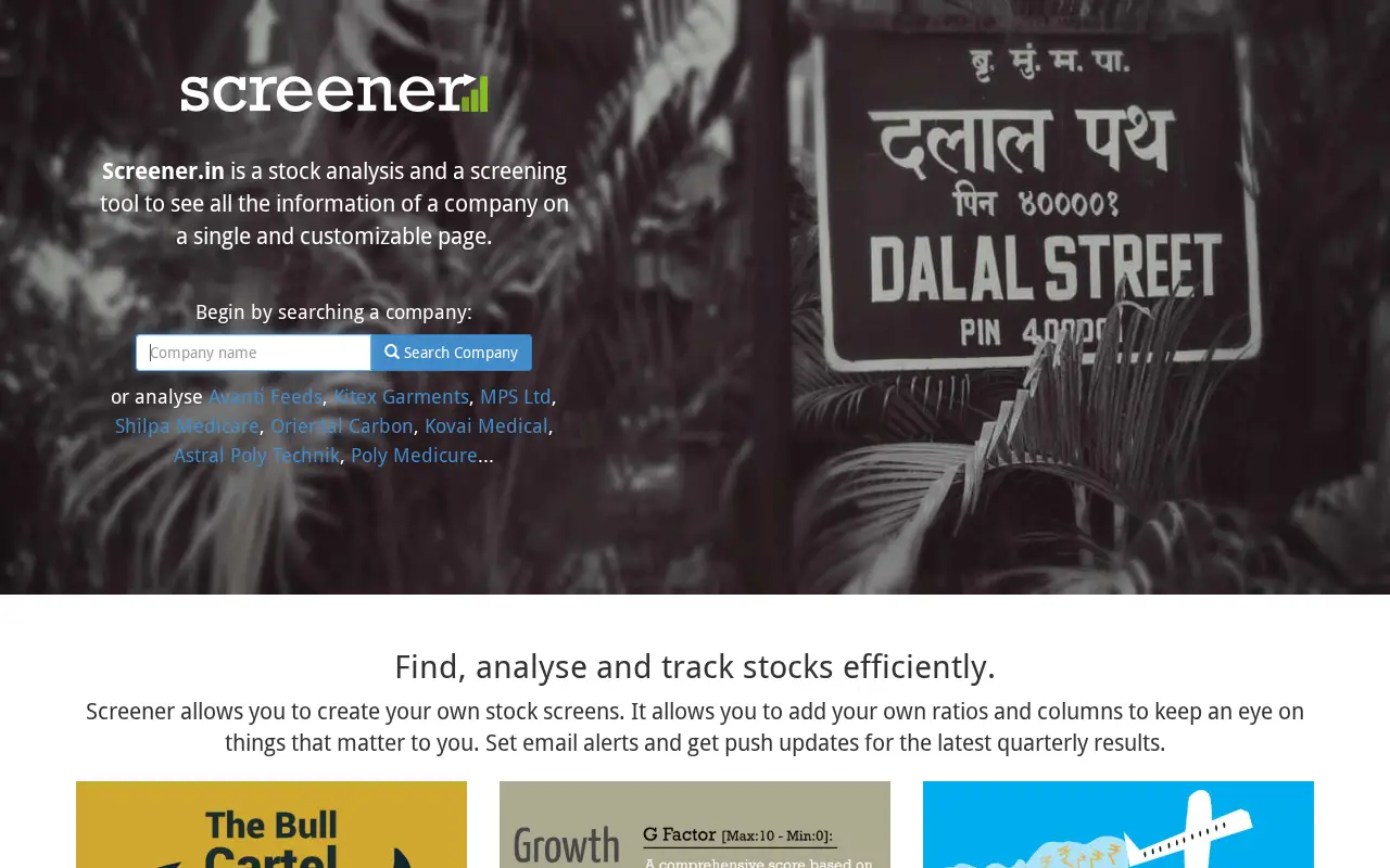screener.in in 2015