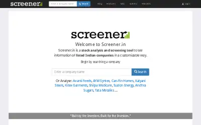 screener.in in 2017