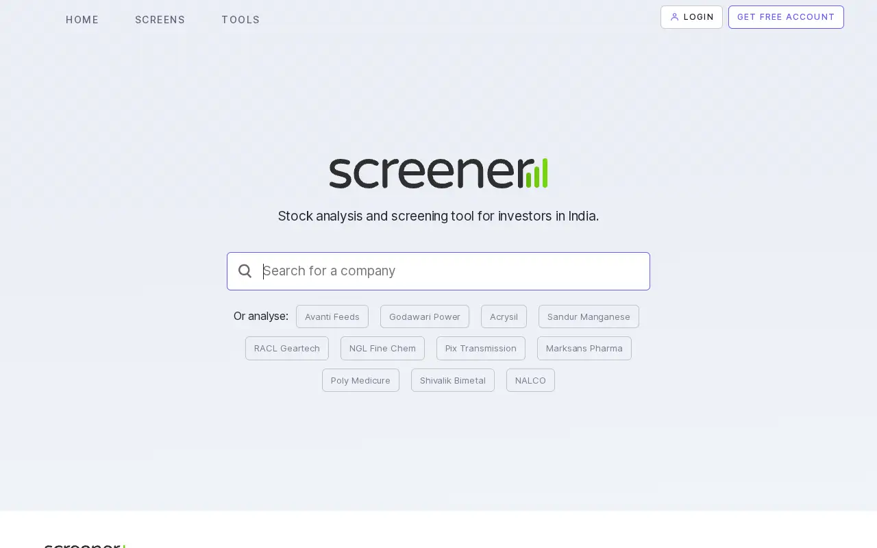 screener.in in 2021