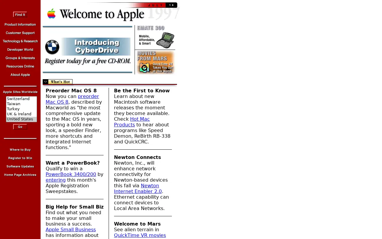 apple.com on July 15, 1997