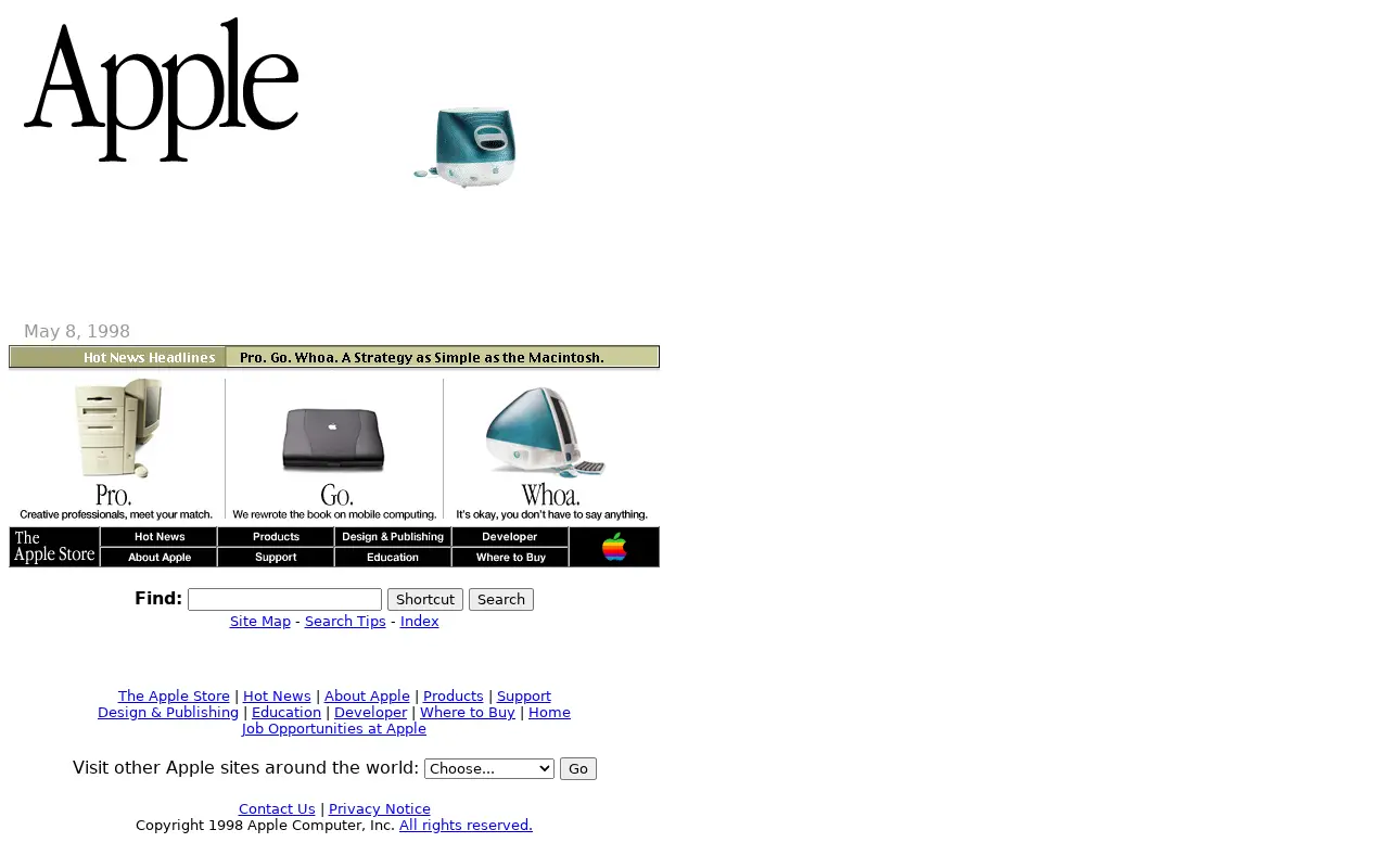 apple.com on May 9, 1998